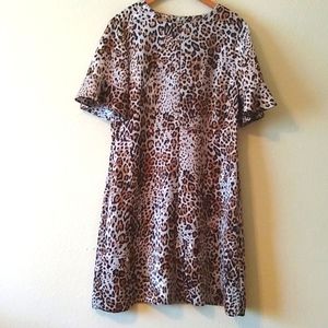 Banana republic animal print dress